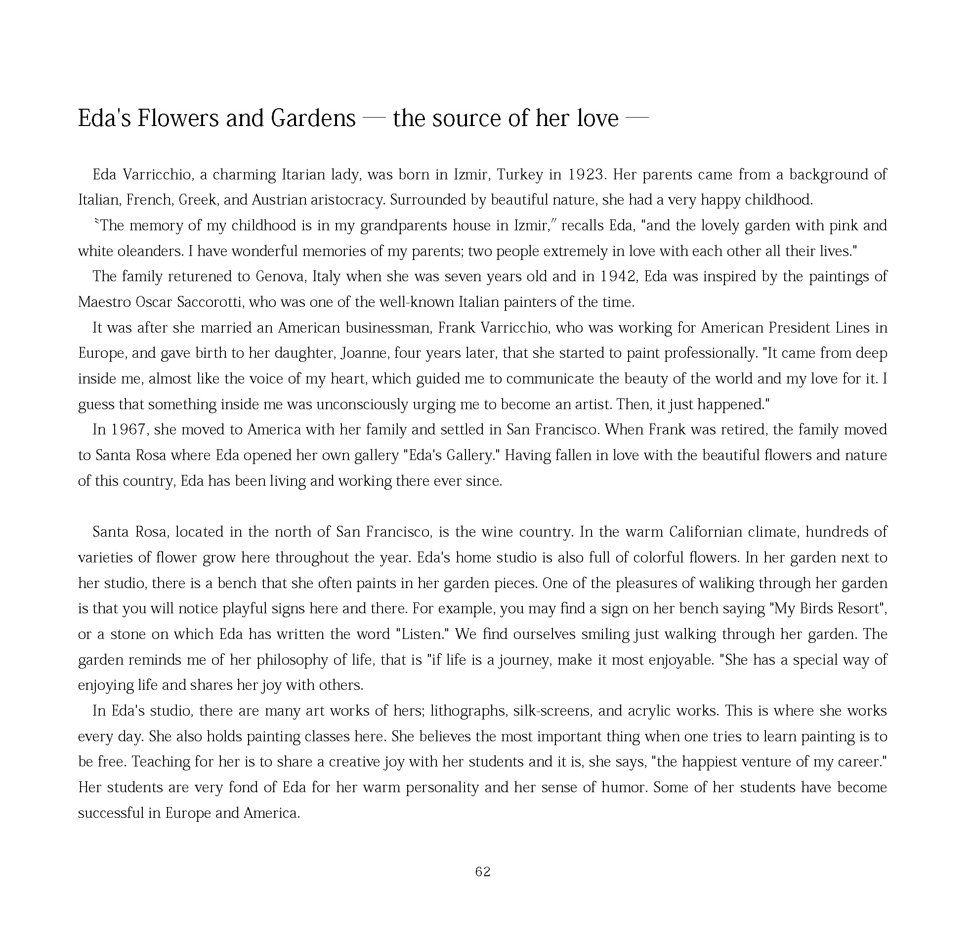 the source of her love